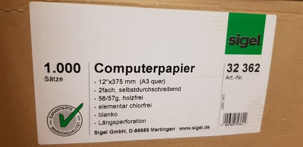 Sigel DIN-Computerpapier A3