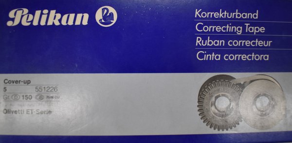 Pelikan Korrekturband 551226 Gr. 150  Cover-up Olivetti ET-Serie