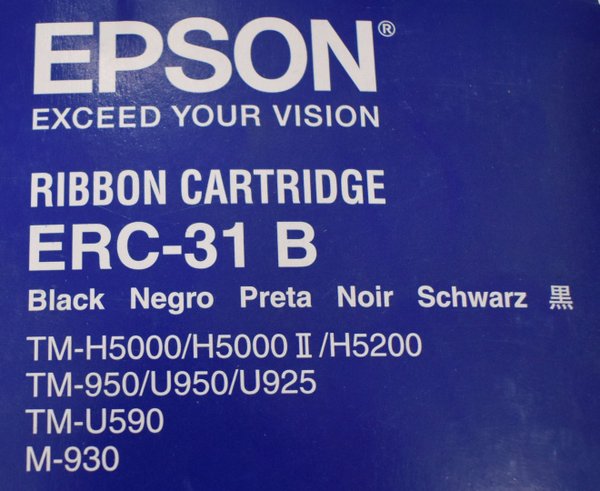 EPSON Farbband C43S015369 schwarz  ERC-31 B