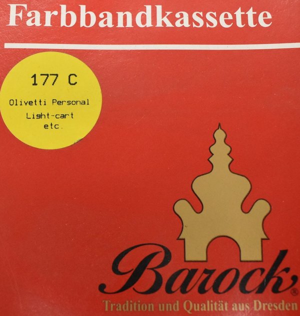 Barock Farbbandkassette schwarz 177 C Olivetti