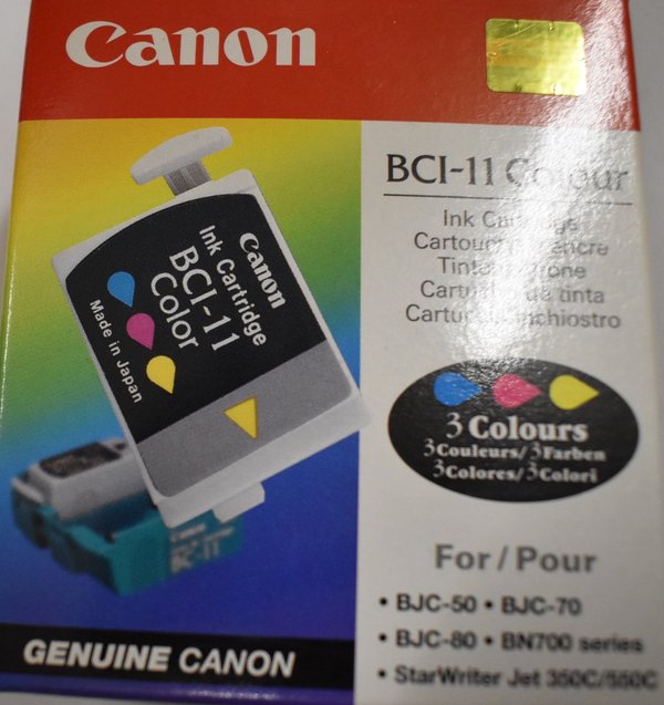 Canon BCI-11 Colour Original Tintenpatronen