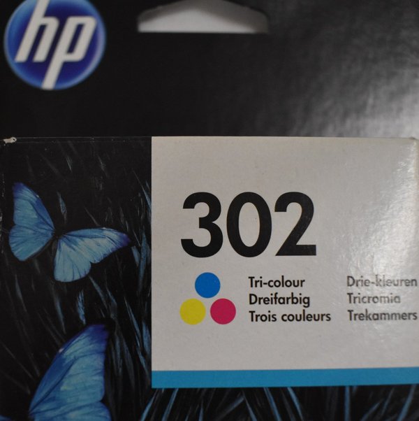 HP Tintenpatrone 302 Dreifarbig F6U65AE UUS  für ca. 165 Seiten