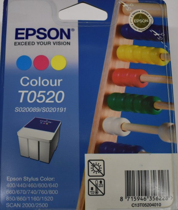 Original Epson Colour T0520 S020089/S020191für Epson Stylus Color