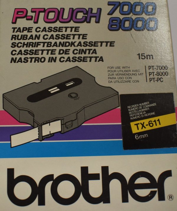 Brother Schriftbandkassette TX-611